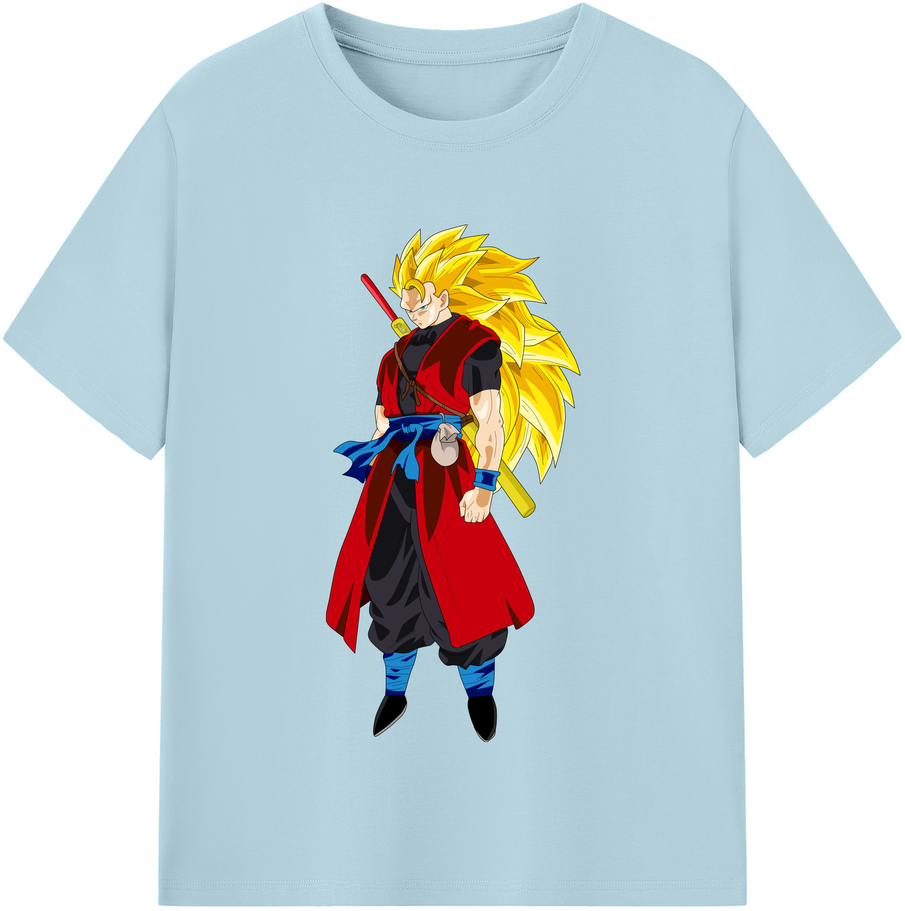 （画像用） ドラゴンボール トランクス（Torankusu）DRAGON BALL Trunks 綿100％半袖Tシャツ（フロントプリント）